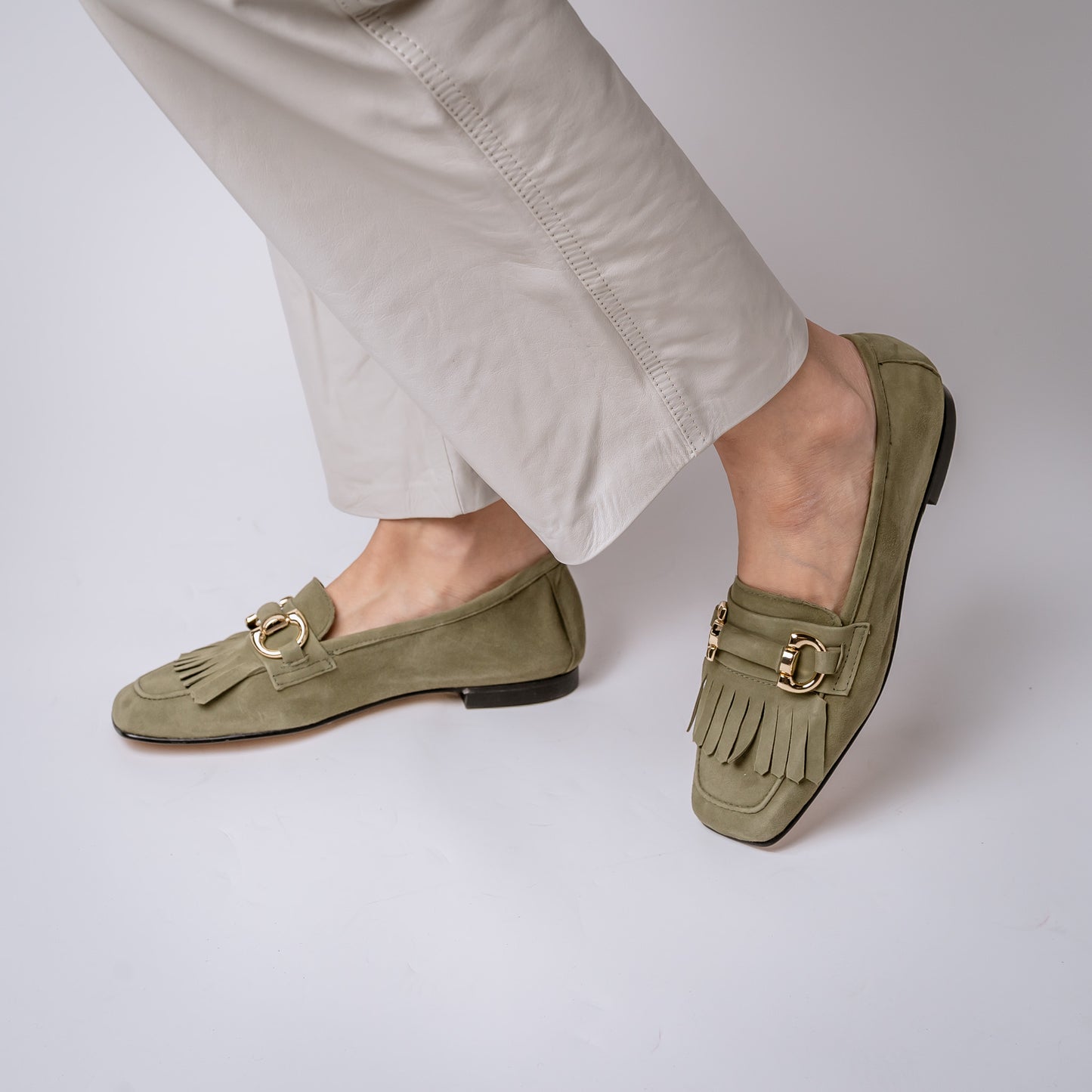 MOCASÍN CON FLECOS ANTE 24-I MARTIAL