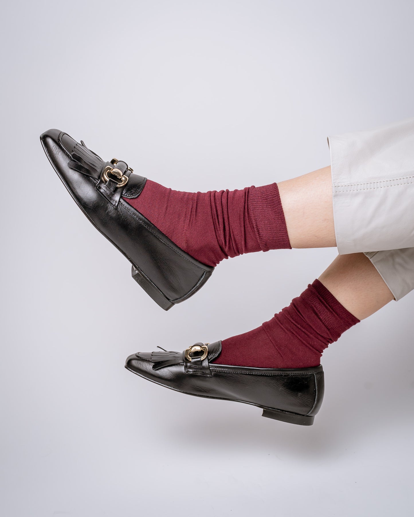 MOCASÍN CON FLECOS NAPA 24-I NEGRO