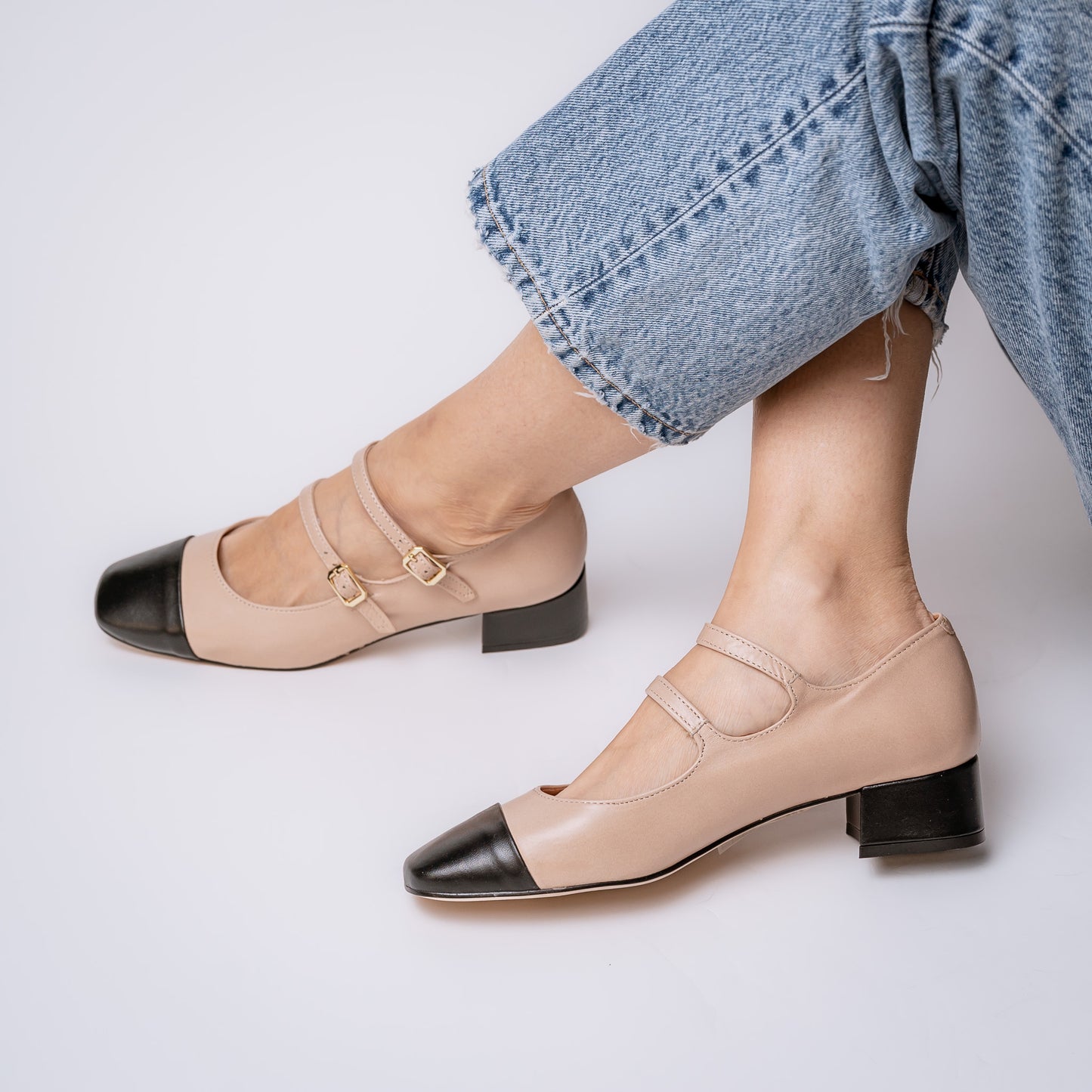 MARY JANE TIBET JUTE/NEGRO