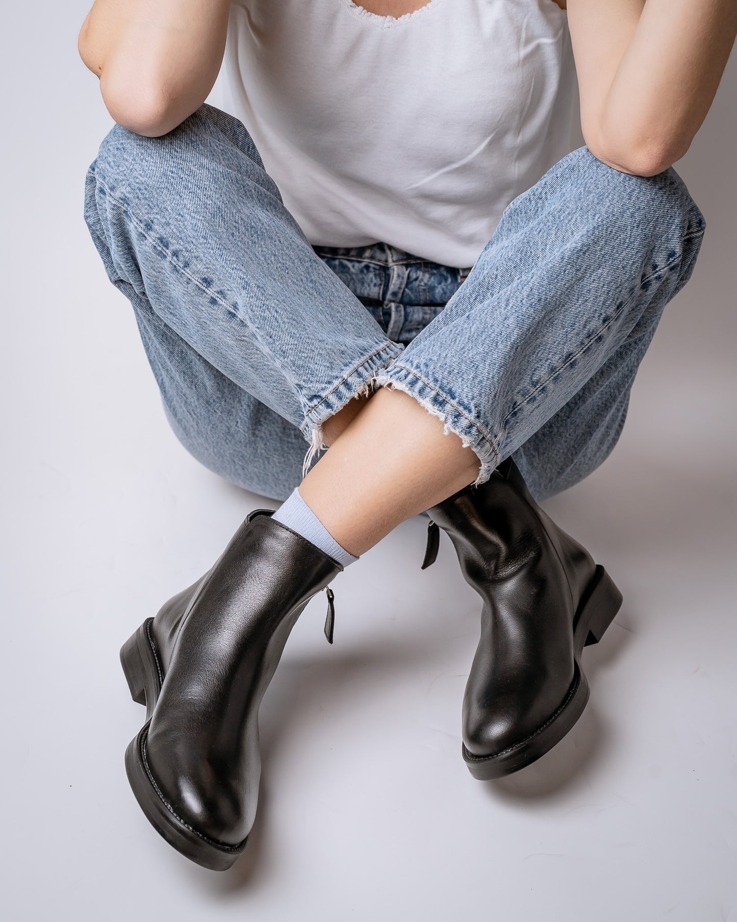 BOTIN LUSTRE 24-I NEGRO