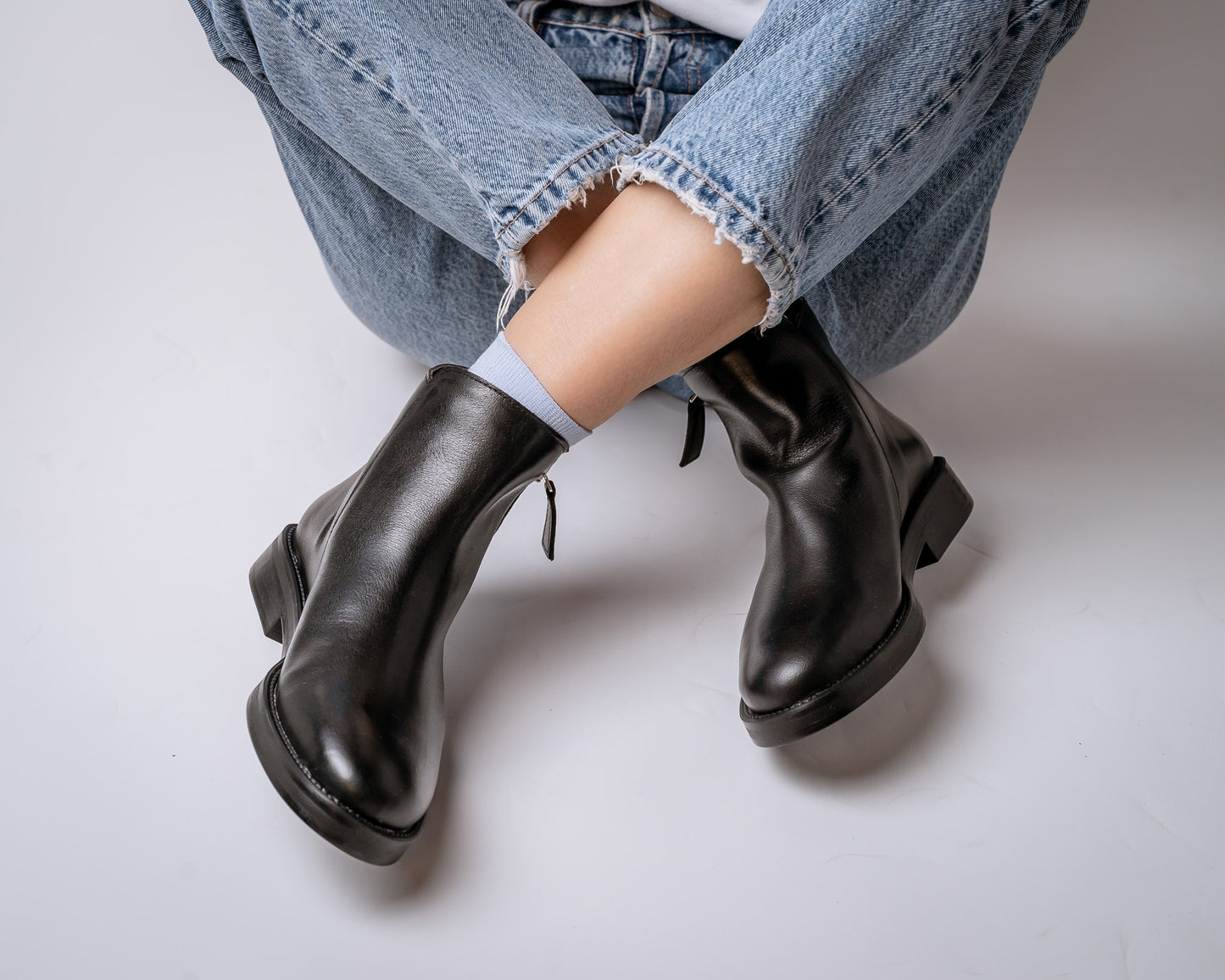 BOTIN LUSTRE 24-I NEGRO