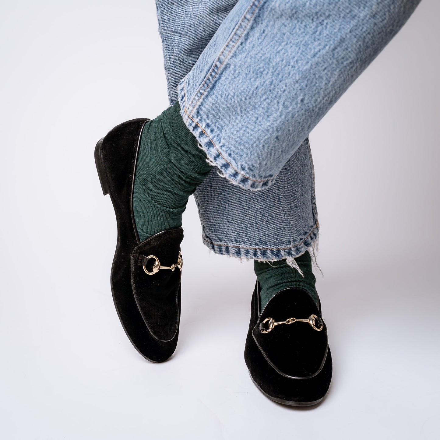 MOCASÍN TERCIOPELO 24-I NEGRO