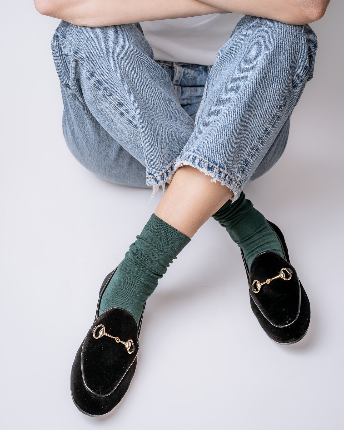 MOCASÍN TERCIOPELO 24-I NEGRO