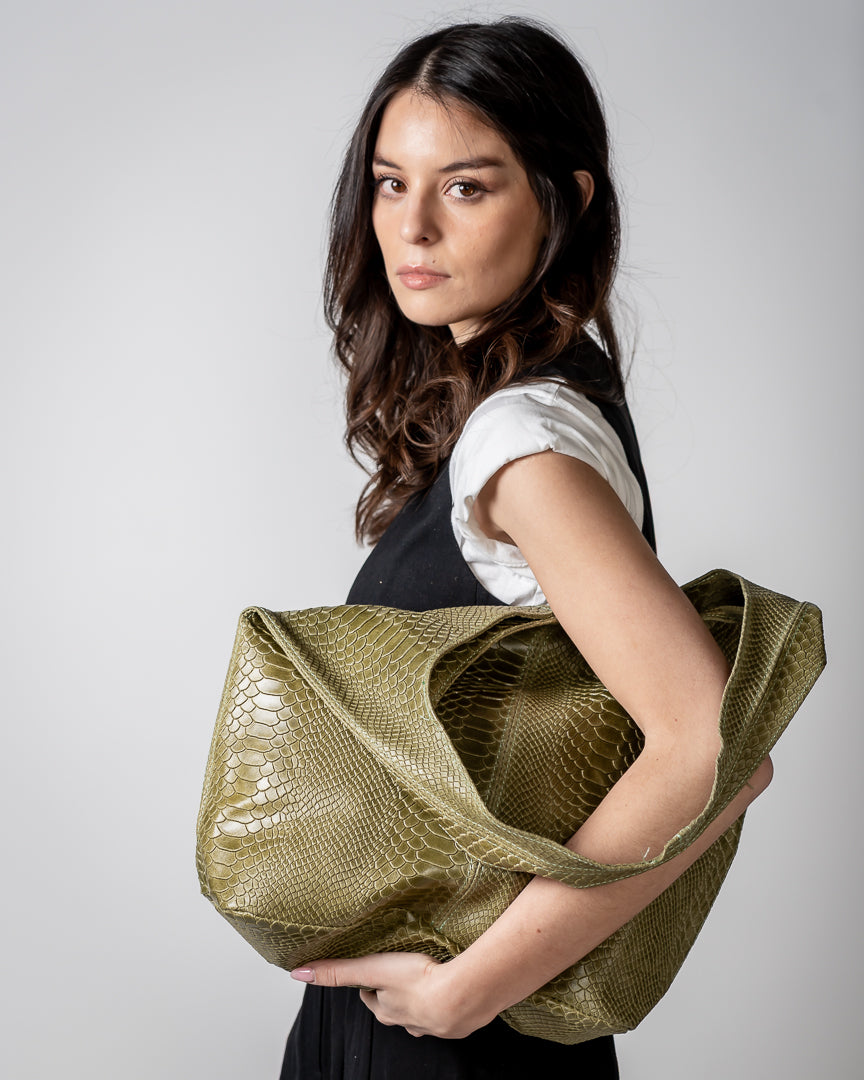 CARTERA AZUCENA VERDE