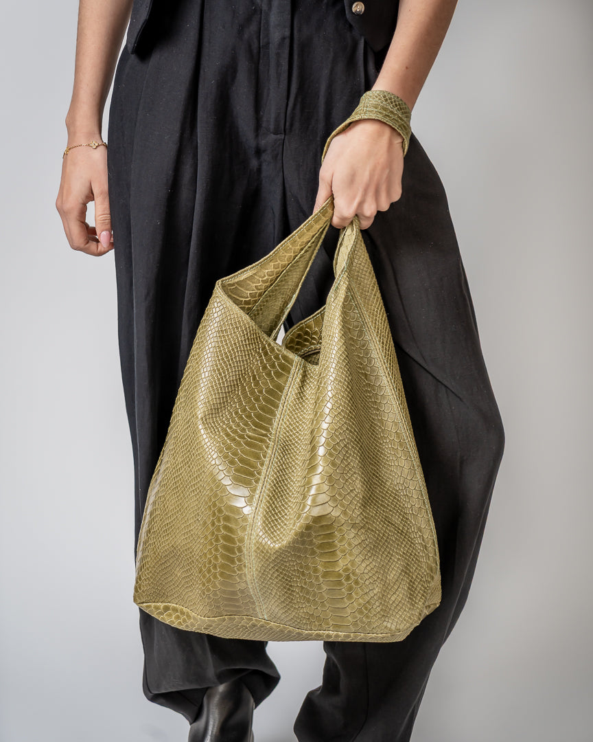 CARTERA AZUCENA VERDE