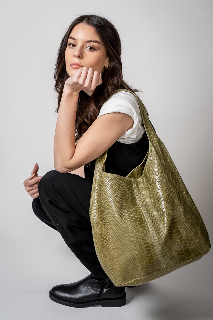 CARTERA AZUCENA VERDE