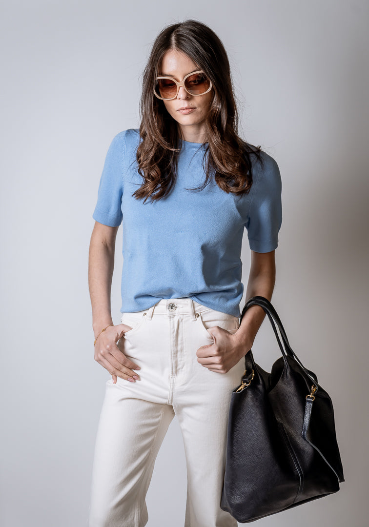 TOTE LUNETTA AZUL