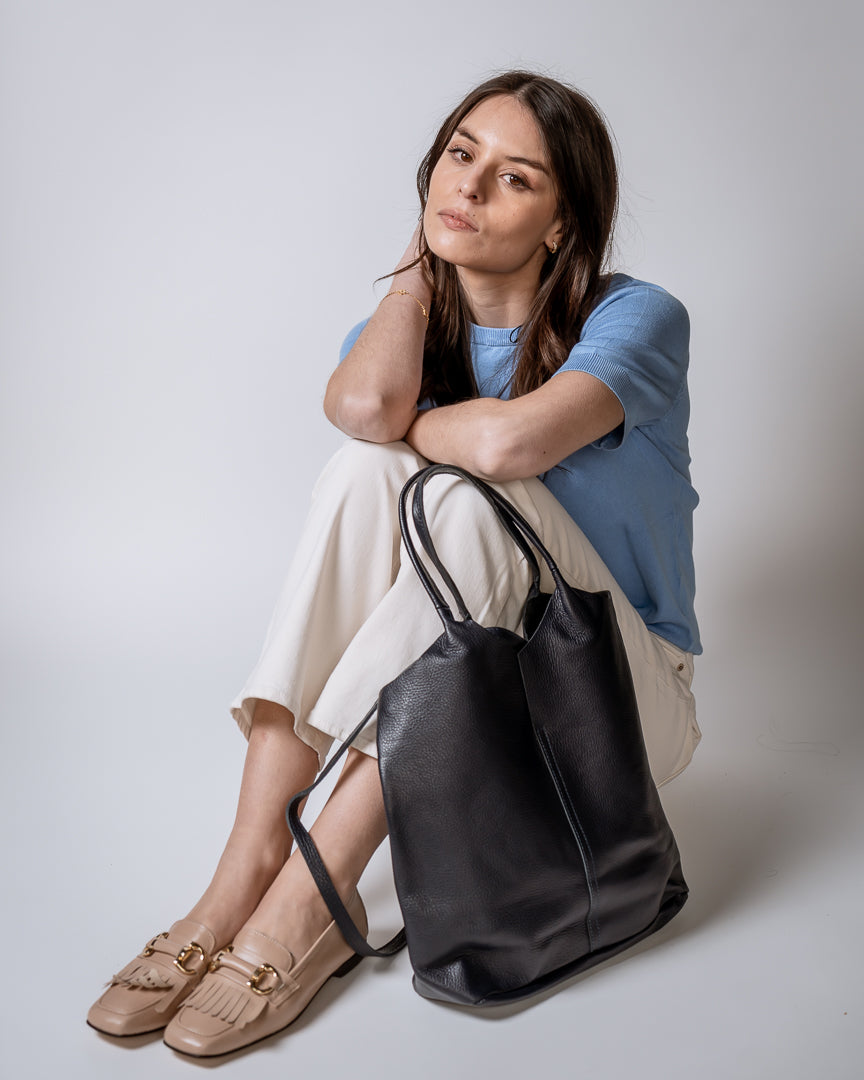 TOTE LUNETTA AZUL