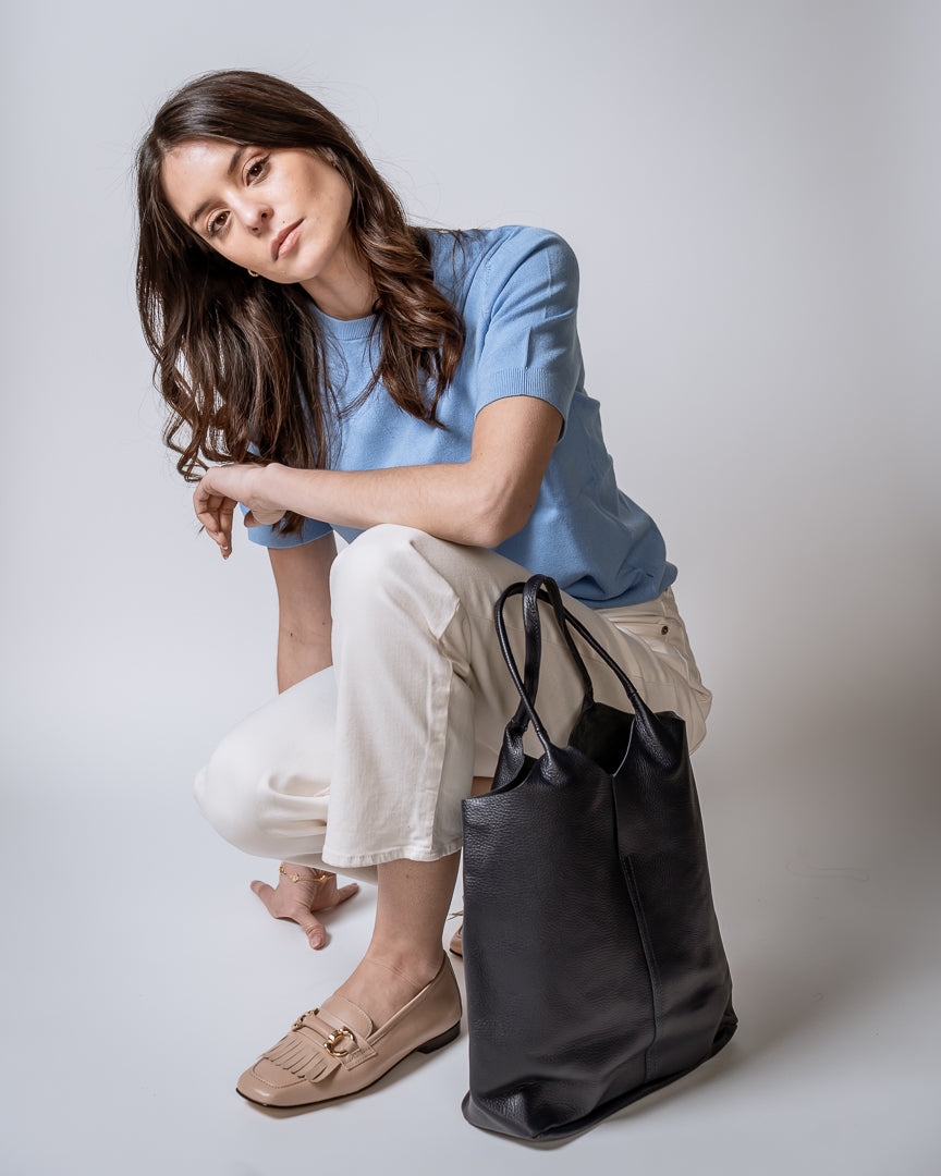 TOTE LUNETTA AZUL