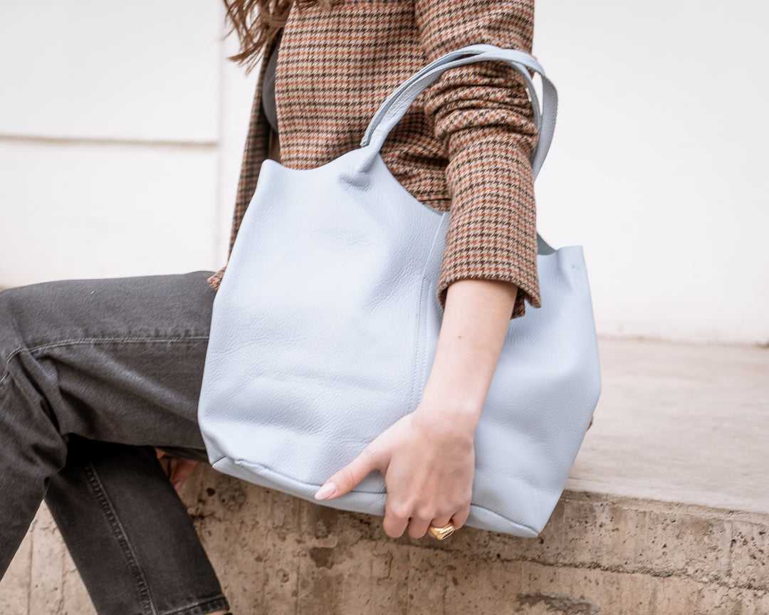 TOTE LUNETTA CELESTE