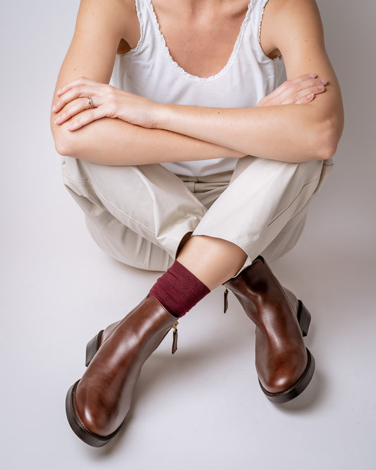 BOTIN LUSTRE 24-I CAOBA