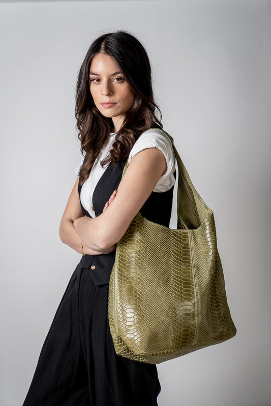 CARTERA AZUCENA VERDE