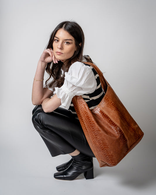 CARTERA AZUCENA CARAMEL