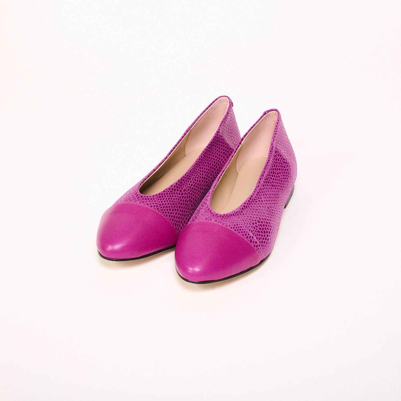 Glove Bicolor Electra Carmin Ante Berry